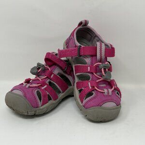 USED - Keen Little Kids (Toddler) Seacamp II CNX Pink Water Sandel Size 10